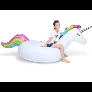 Bigmouth Inc. pool float white unicorn
